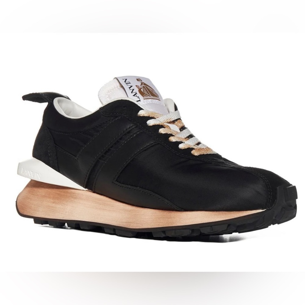 Lanvin Bumpr Lace-Up Sneakers